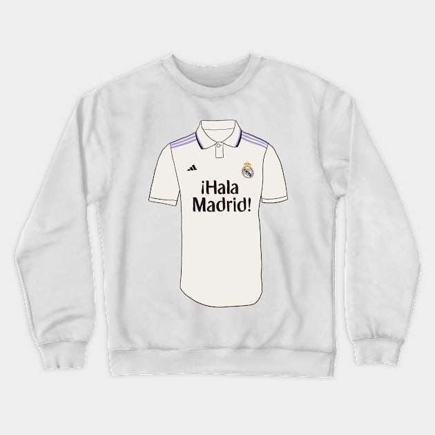 ¡hala madrid! Crewneck Sweatshirt by osnapitzami